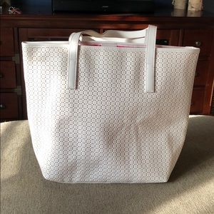 Never used!! 🌟White and pink tote